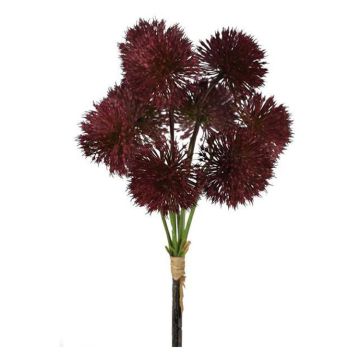 A&B Floral Pom Pom Bundle Purple Burgundy