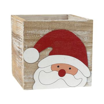 Giftwares Company 5" Santa Face Wood Box 