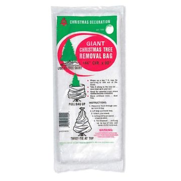 Holiday Trims Christmas Tree Removal Bag and Skirt, 90 in. H X 144 in. W
