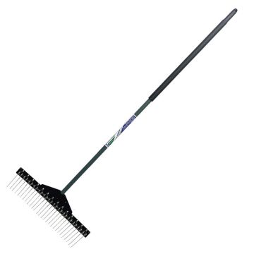 The Maintainer, All Purpose Lawn & Garden Debris Rake, 21" Head, 60" Handle
