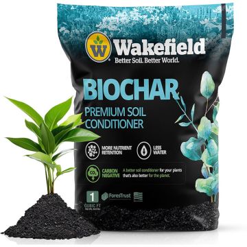 Wakefield Premium Organic Biochar Soil Amendment & Soil Conditioner