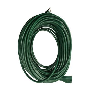 MASTER ELECTRICIAN Outdoor Multi-Purpose Extension Cord Grounded 3-Prong Plug 16/3 Gauge Green 80FT