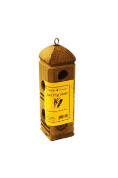 Wildlife Sciences, Decorative Cut Post-Cedar Suet Plug Feeder