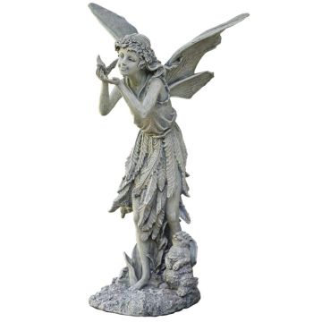 Napco Fairy with Bird Figure