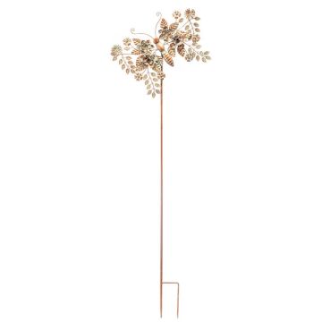 Napco Floral Wings Butterfly Metal Stake 55" tall