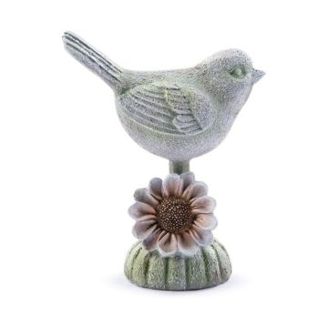 Napco Garden Bird on Flower Figurine