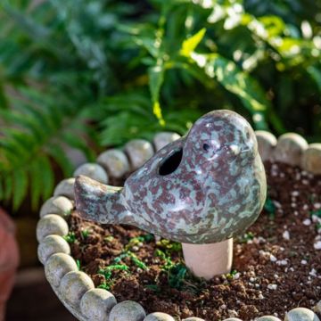 PD Home Dolomite Bird Pot Stake