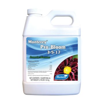 Monterey Pro Bloom Liquid Fertilizer, 1 Quart