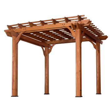 Backyard Discovery Traditional Pergola 7.83 ft. H X 10 ft. W X 10 ft. L