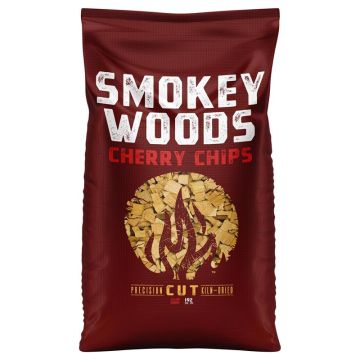 Smokey Woods All Natural Cherry Wood Smoking Chips, 192 cu in