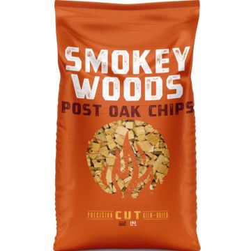 Smokey Woods All Natural Post Oak Wood Smoking Chips, 192 cu in