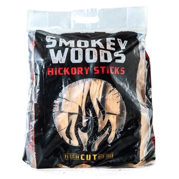 Smokey Woods All Natural Hickory Wood Smoking Sticks, 1 cu ft