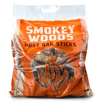 Smokey Woods All Natural Post Oak Cooking Logs, 1 cu ft