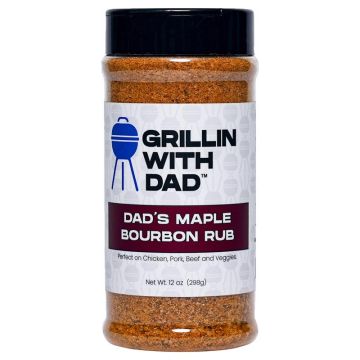 Grillin With Dad™ Dad's Maple Bourbon Seasoning Rub 12oz