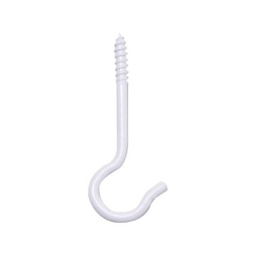 Panacea White Steel 2-1/2 in. H Sturdy Plant Hook, 5 pk