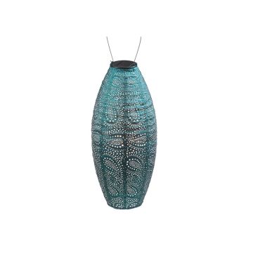 Lumiz Long Oval Paisley Lantern, Sea Blue
