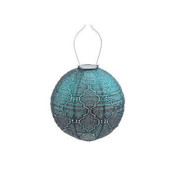 Lumiz Round Bazaar Lantern, Sea Blue