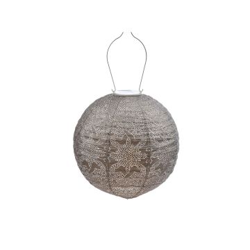 Lumiz Round Marrakesh Lantern, Taupe