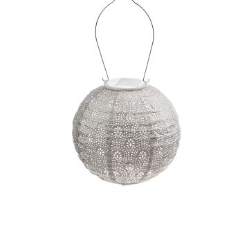 Lumiz Round Fan Lantern, Light Taupe