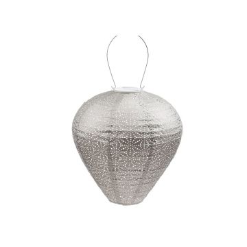 Lumiz Balloon Sashiko Lantern, Light Taupe