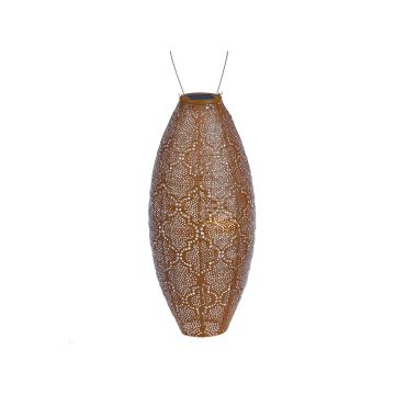 Lumiz Long Oval Bazaar Lantern, Copper