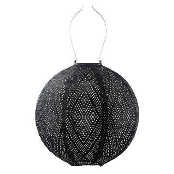 Lumiz Round Black Pattern Lantern
