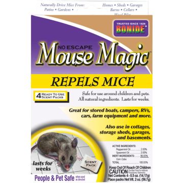 BONIDE 865 Mouse Magic® Ready-to-Use Scent Packs, 4 pack