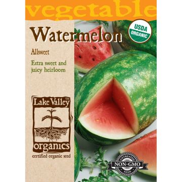 Citrullus, Watermelon 'Allsweet' Organic Heirloom