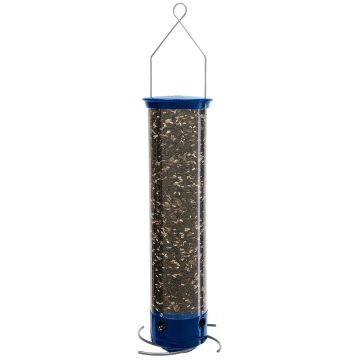 Droll Yankee, Yankee Whipper Collapsing Curved Perch Squirrel Proof Bird Feeder, 21""