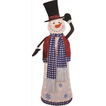 Celebrations Snowman Warm White Incandescent Lights, 5 ft