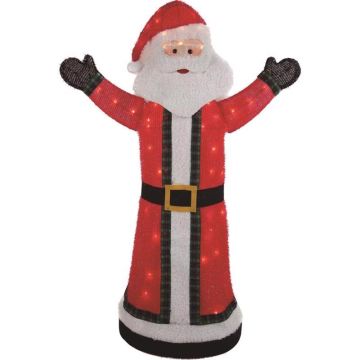 Celebrations Tinsel Santa 4.75 ft