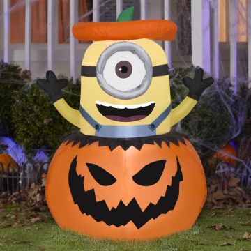 GEMMY The Minions™ Airblown® Stuart in Pumpkin