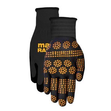 Midwest Quality Gloves Max Radial Unisex Gloves Black/Yellow