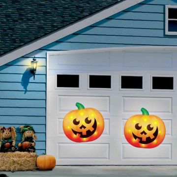 Magic Seasons Warm White 8 ct 15 in. LED Pumpkin Halloween Décor