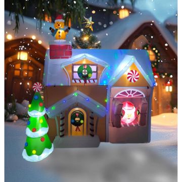Omega Brite Gingerbread House 6 ft. Inflatable