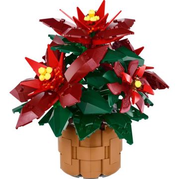 LEGO Botanicals Poinsettia Plant Building Set