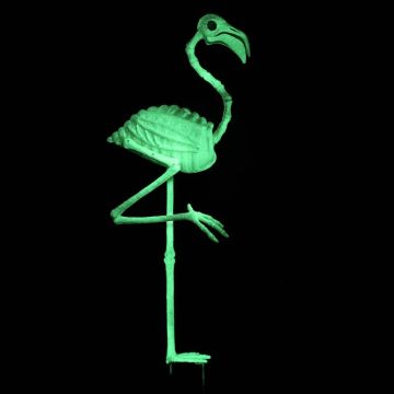 SEASONS Glow-in-the-Dark Skeleton Flamingo