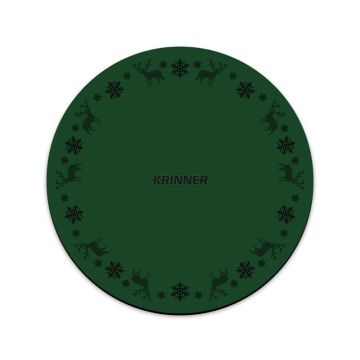 Krinner 24 in. Christmas Tree Mat, Red