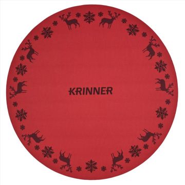 Krinner 24" Christmas Tree Mat, Red