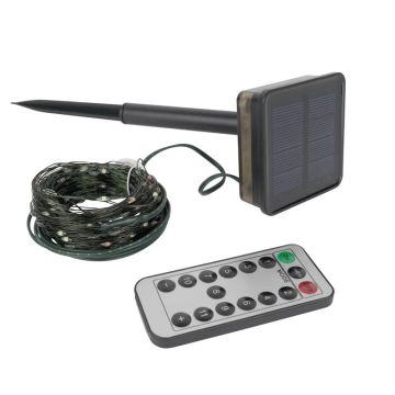 Celebrations LED Micro Multicolored String Lights w/ Remote Christmas Lights, 65.3 ft.