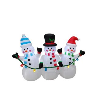 A HOLIDAY COMPANY Snowman Trio Inflatable