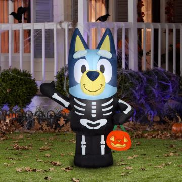 GEMMY Bluey™ Airblown® Skeleton Trick-or-Treat