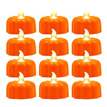 Lite Trends Pumpkin Tea Light Halloween Décor