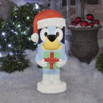 GEMMY Bluey™ with Present Blowmold