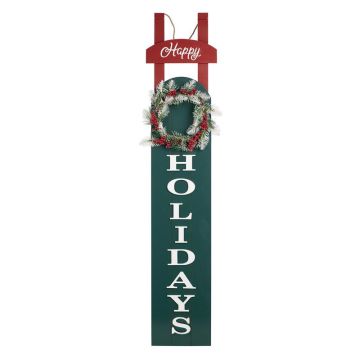 Test Rite Holiday Happy Holidays 48 in. Porch Décor