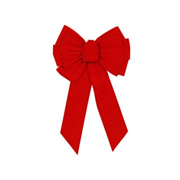 Red Velvet Bow 11 Loop