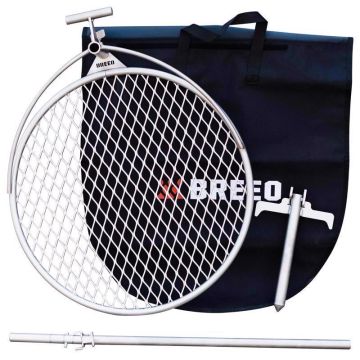 Breeo Outpost 24 Silver Camp Grill 28.5 in. H X 27 in. W X 22 in. L 1 pk