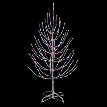 Glenhaven Home & Holiday LED Twig Tree Multi-Colored Twinkle 4FT