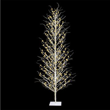 Glenhaven Home & Holiday LED Twig Tree Warm White Twinkle 7FT