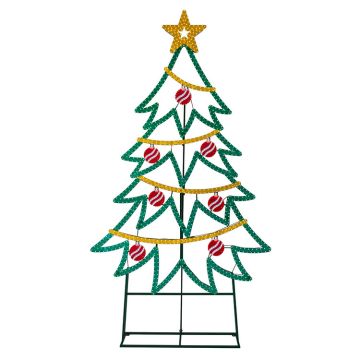 LED Advanced Holiday Lighting® Jumbo Christmas Tree Hi-Vibrant LED Lighted 9FT